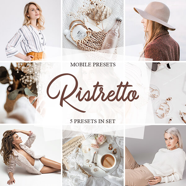 banner mobile presets ristretto collection